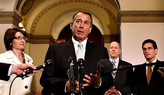 Columnist Judson Phillips writes John Boehner (pictured) and Eric Cantor are running the House like a football team runs a prevent defense.  They don’t even think about winning, only not losing. (Associated Press)