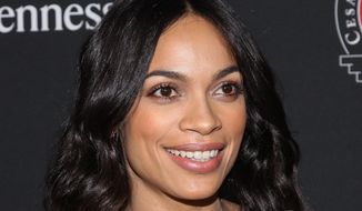 Actress Rosario Dawson attends the premiere of Pantelion Films and Participant Media&#39;s &quot;Cesar Chavez&quot; at TCL Chinese in Los Angeles, March 20, 2014. (Associated Press) ** FILE **