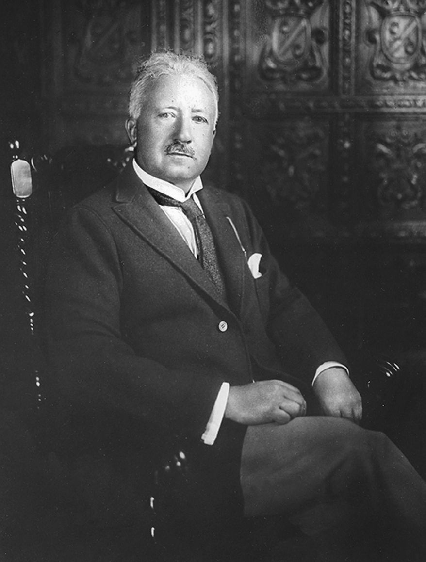 This undated photo, provided by the Museum of the City of New York, shows Rafael Guastavino, Jr., the son of Rafael Guastavino, a Spanish architect and builder who created the Guastavino tile used in the construction of self-supporting arches and architectural vaults. Guastavino, Jr. became an apprentice under his father and vice president of their company. The Guastavino's are the subjects of the new exhibition "Palaces for the People: Guastavino and the Art of Structural Tile," a new exhibition opening March 26, 2014, at the City Museum. (AP Photo/Museum of the City of New York)