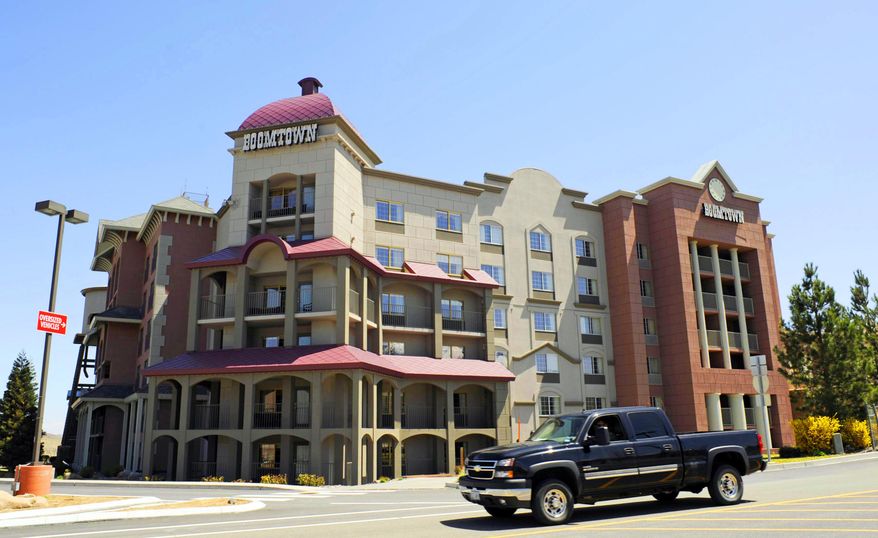 This April 28, 2009 photo shows the the Boomtown Hotel & Casino in Verdi, Nev. Casino operators in the greater Reno/Tahoe area are doubling down on their properties. The more than $100 million spent or tabbed for renovations at regional hotel-casinos includes $50 million at JA Nugget, $20 million at Boomtown, $30 million at Grand Sierra Resort, $20 million at the Hyatt Regency Lake Tahoe in Incline Village and more than $40 million at the Horizon at South Lake Tahoe. (AP Photo/Reno Gazette-Journal, David B. Parker)
