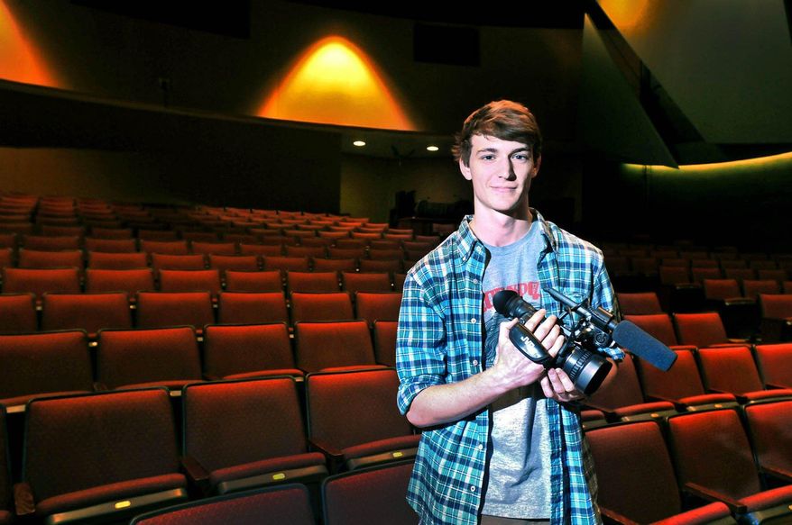 Jacob Wishnek, a junior at Charlotte Country Day is launching a film festival, the first of its kind, for Charlotte area high school students in April. He came up with the idea for the Charlotte Student Film Festival in August after attending a five-week film camp at UNC School of the Arts. (AP Photo/The Charlotte Observer, Todd Sumlin)