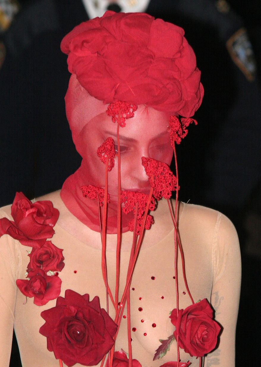 Recording artist Lady Gaga arrives at the Roseland Ballroom for the first night of her series of concerts at the venue on Friday, March 28, 2014, in New York. (Photo by Andy Kropa/Invision/AP)