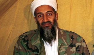 This undated file photo shows al Qaeda leader Osama bin Laden in Afghanistan. (AP Photo, File)