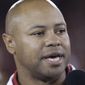 File-This Oct. 8, 2011, file photo shows Stanford head coach David Shaw in the fourth quarter of an NCAA college football game in Stanford, Calif. Shaw is questioning what’s behind the union movement by Northwestern football players, saying everything they are asking for is already being provided by most universities.  (AP Photo/Paul Sakuma, File)