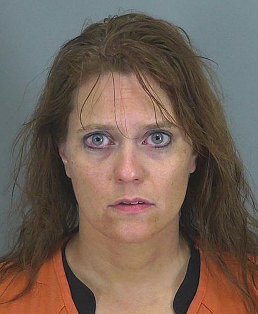 This undated photo provided by the Spartanburg County Prosecutor's office shows Stephanie Greene. Greene, 39, faces 20 years to life in prison when she is sentenced for killing her 6-week-old daughter with what prosecutors say was an overdose of morphine delivered through her breast milk. (AP Photo/Spartanburg County Prosecutor's office)