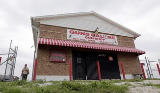 According to Lt. Gen. Mark Milley, Ivan Lopez, the shooter, purchased his weapon recently at Guns Galore, seen Thursday, April 3, 2014, in Killeen, Texas. A soldier opened fire Wednesday on fellow service members at the Fort Hood military base, killing three people and wounding 16 before committing suicide. (AP Photo/Eric Gay)