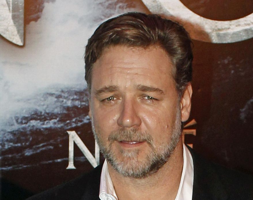 In this April 1, 2014 file photo, New Zealand actor Russell Crowe poses for photographers at the premiere of his film "Noah" in Paris. Malaysia and Indonesia have banned the biblical epic "Noah," joining other Muslim nations that forbid the Hollywood movie for its visual depiction of the prophet. Film censors in both countries said Monday, April 7, 2014, that the portrayal of the ark-building prophet by Crowe was against Islamic laws. Depictions of any prophet are shunned in Islam to avoid worship of a person rather than God. (AP Photo/Thibault Camus, File)