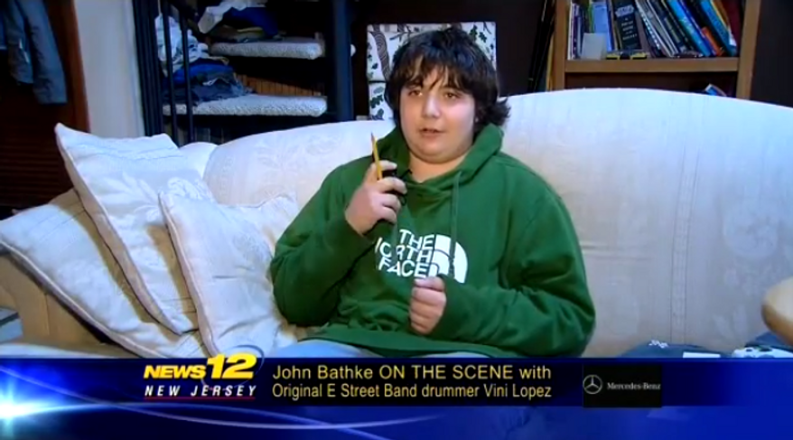 Ethan Chaplin, a 7th-grader at Glen Meadow Middle School in Vernon Township, was suspended from school Thursday for twirling his pencil around in math class and making another student uncomfortable. (News 12 New Jersey)
