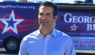 George P. Bush, the son of former Florida Gov. Jeb Bush and nephew of former President George W. Bush, in a new Public Policy Polling survey leads his Democratic opponent by a wide margin in his quest to be elected Texas state land commissioner.