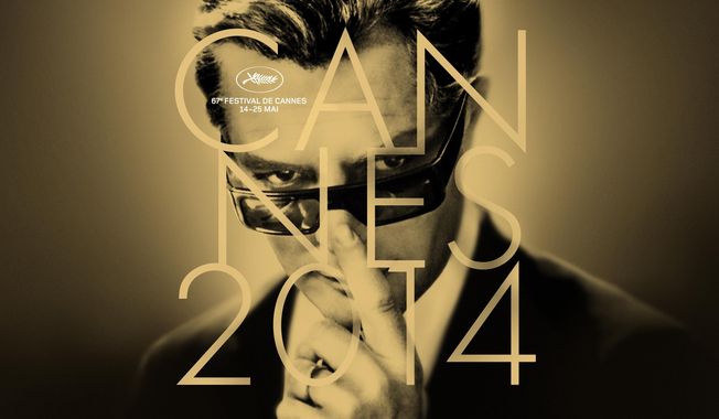 This photo provided Tuesday, April 15, 2014, by the Festival de Cannes shows the official poster of the 67th International Film Festival of Cannes. The poster showing actor Marcello Mastroianni is based on Federico Fellini 1963 film &amp;quot;8 1/2&amp;quot;.  The festival will run from May 14 to 25, 2014. (AP Photo/Festival De Cannes)