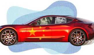 Ben and Ulysses Go to China Illustration by Greg Groesch/The Washington Times