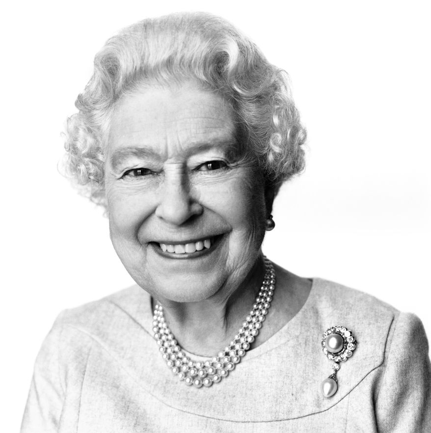 This portrait of Queen Elizabeth II taken and made available at 12:00 GMT Sunday, April 20, 2014, by British photographer David Bailey has been released to mark her 88th birthday on Monday April 21, 2014. The photograph was taken at Buckingham Palace in March and was commissioned on behalf of the British Government's GREAT Britain campaign. The image will be used in activity to support the GREAT campaign, which aims to generate jobs and growth through highlighting internationally Britain as a world-class destination for trade, tourism, investment and education. (AP Photo/David Bailey) NO SALES NO ARCHIVE  MANDATORY CREDIT DAVID BAILEY