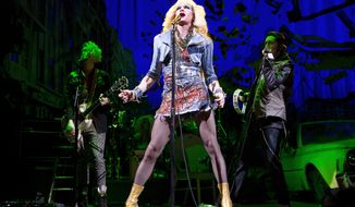 This image released by Boneau/Bryan-Brown shows Neil Patrick Harris in a scene from &amp;quot;Hedwig and the Angry Inch,&amp;quot; at the Belasco Theatre in New York. (AP Photo/Boneau/Bryan-Brown, Joan Marcus)