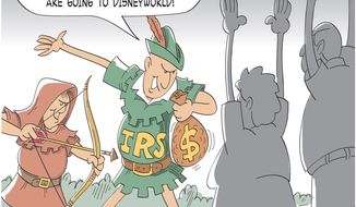 Illustration on IRS scandal by M.R. Herron
