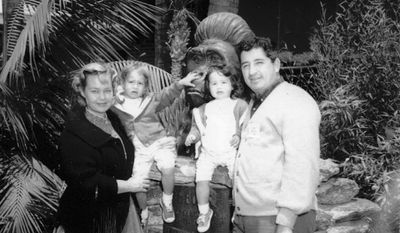 This undated photo released courtesy the Salazar family via Public Broadcasting Service showing Ruben Salazar with his wife Sally and his children. Many people consider the Mexican-American journalist a martyr of the Chicano Movement after he was struck by tear gas projectile fired by a sheriff’s deputy during a 1970 riot in Los Angeles. A new documentary that focuses not on Salazar’s notorious death, but rather his life, shows how he questioned his own cultural identity as he moved in and out of Mexican and American worlds. (AP Photo/Courtesy the Salazar family via PBS)