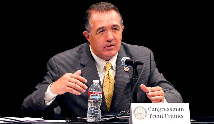 Republican Reps. Trent Franks, Matt Salmon and David Schweikert wrote a letter to Secretary of Veterans Affairs Eric Shinseki on Tuesday, citing reports that officials at the Phoenix Veterans Health Care System had kept a &quot;secret list&quot; of patient requests in order to conceal the fact that some patients were being made to wait more. &quot;As a direct result of such practices, the deaths of over 40 veterans have come to light,&quot; they wrote in the letter. (associated press photographs)
