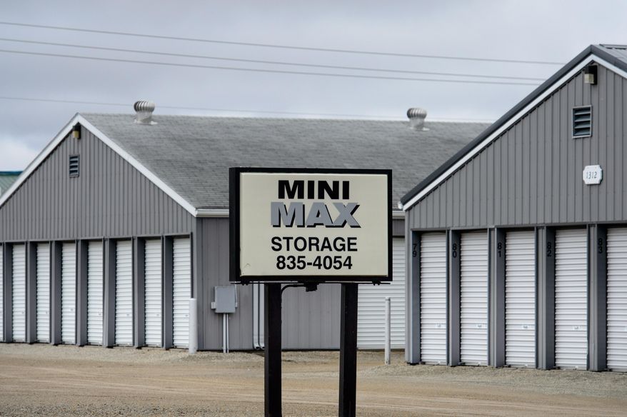 A search warrant was issued to search this storage facility in Waseca in connection with a 17-year-old who was arrested in plot to kill family and massacre students at Waseca school. Authorities said Thursday, May 1, 2014, that they prevented an "unimaginable tragedy" by foiling a teenager's elaborate plot to kill his family and bomb the junior and senior high school in the southern Minnesota city of Waseca. (AP Photo/The Star Tribune,Glen Stubbe)