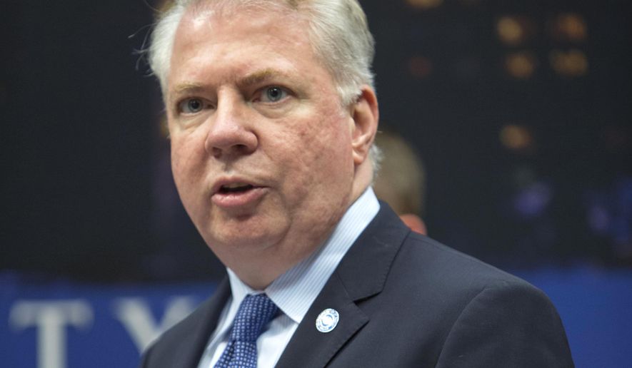 Seattle Mayor Ed Murray announces his proposed phased-in increase of the city’s minimum wage to $15 an hour over the next seven years, Thursday, May 1, 2014 in Seattle. (AP Photo/The Seattle Times, Steve Ringman) **FILE**