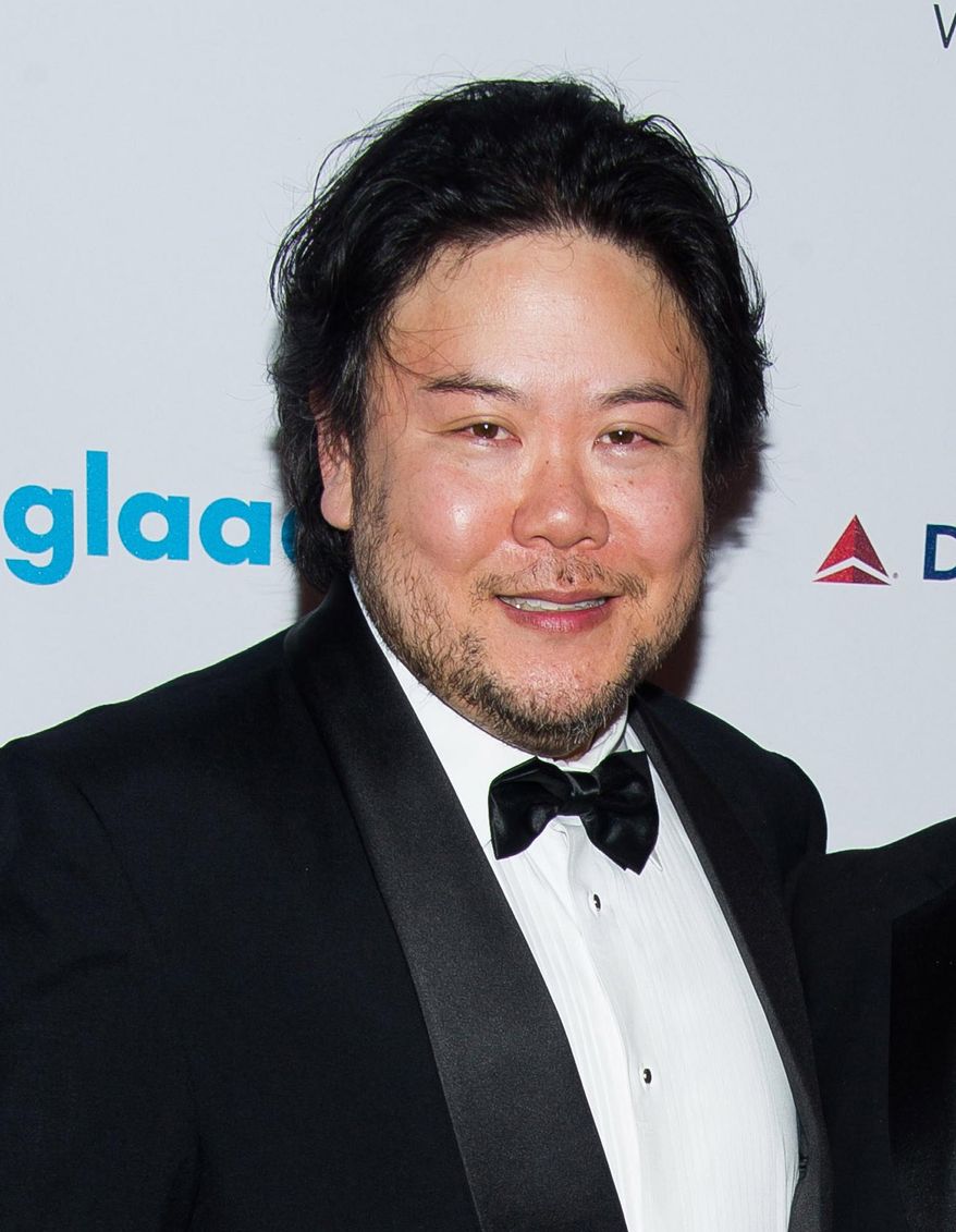 FILE - This May 3, 2014 file photo shows theater director Stafford Arima at the GLAAD Media Awards in New York. Arima said Monday, May 5, he is directing an industry reading of the children-led revue "The Me Nobody Knows," in New York City from May 14-15 in anticipation of a commercial production. (Photo by Charles Sykes/Invision/AP, File)