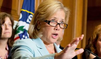 Sen. Mary L. Landrieu of Louisiana, one of the Senate&#39;s most endangered Democrats, was the lead sponsor of the energy bill that included the pipeline. (Associated Press)