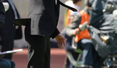AS Roma coach Rudi Garcia shouts during the Serie A soccer match between Catania and Roma at the Angelo Massimino stadium in Catania, Italy, Sunday, May 4, 2014. (AP Photo/Carmelo Imbesi)