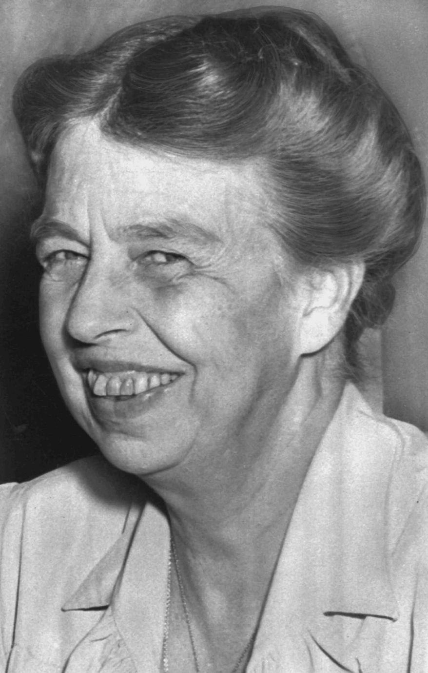 Eleanor Roosevelt, shown in this undated photo. (AP Photo)