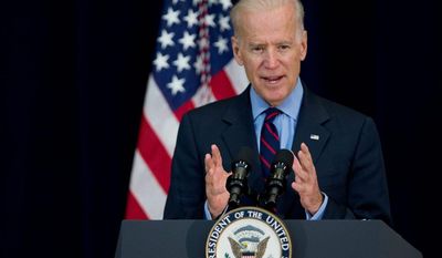 Vice President Joseph R. Biden Jr. reportedly blamed the decline of America's middle class on deep problems that began when Bill Clinton was president. (Associated Press)