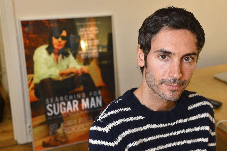 FILE - A Dec. 18, 2012 photo from files showing Swedish Academy Award-winning documentary filmmaker Malik Bendjelloul. Police in Sweden say the film director behind the Oscar-awarded music documentary "Searching for Sugarman," Malik Bendjelloul died Tuesday, May 13, 2014. He was 36. Police spokeswoman Pia Glenvik said Bendjelloul died in Stockholm late Tuesday, but wouldn't specify the cause of death. She said no crime is suspected in relation to the Swedish film maker's death. (AP Photo/TT, Anders Wiklund, file) SWEDEN OUT