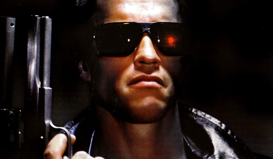 Arnold Schwarzenegger plays a cyborg assassin sent from the future in &quot;The Terminator.&quot;