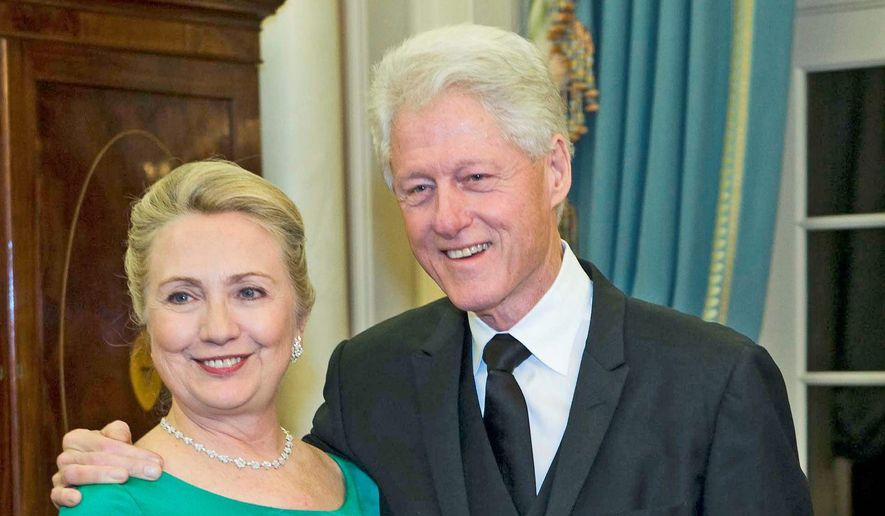 Hillary and Bill Clinton (Associated Press)