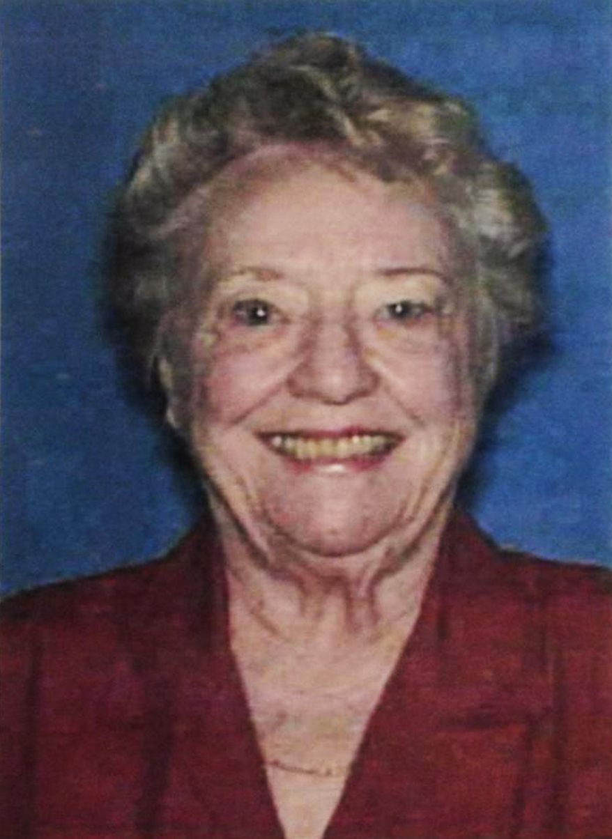 FILE - This undated photo provided by the Putnam County Sheriff’s Office shows Shirley Dermond. On Friday, May 16, 2014, the Putnam County sheriff said investigators likely found the body of the missing 87-year-old woman whose husband was discovered slain and decapitated in the couple’s home. (AP Photo/Putnam County Sheriff’s Office)