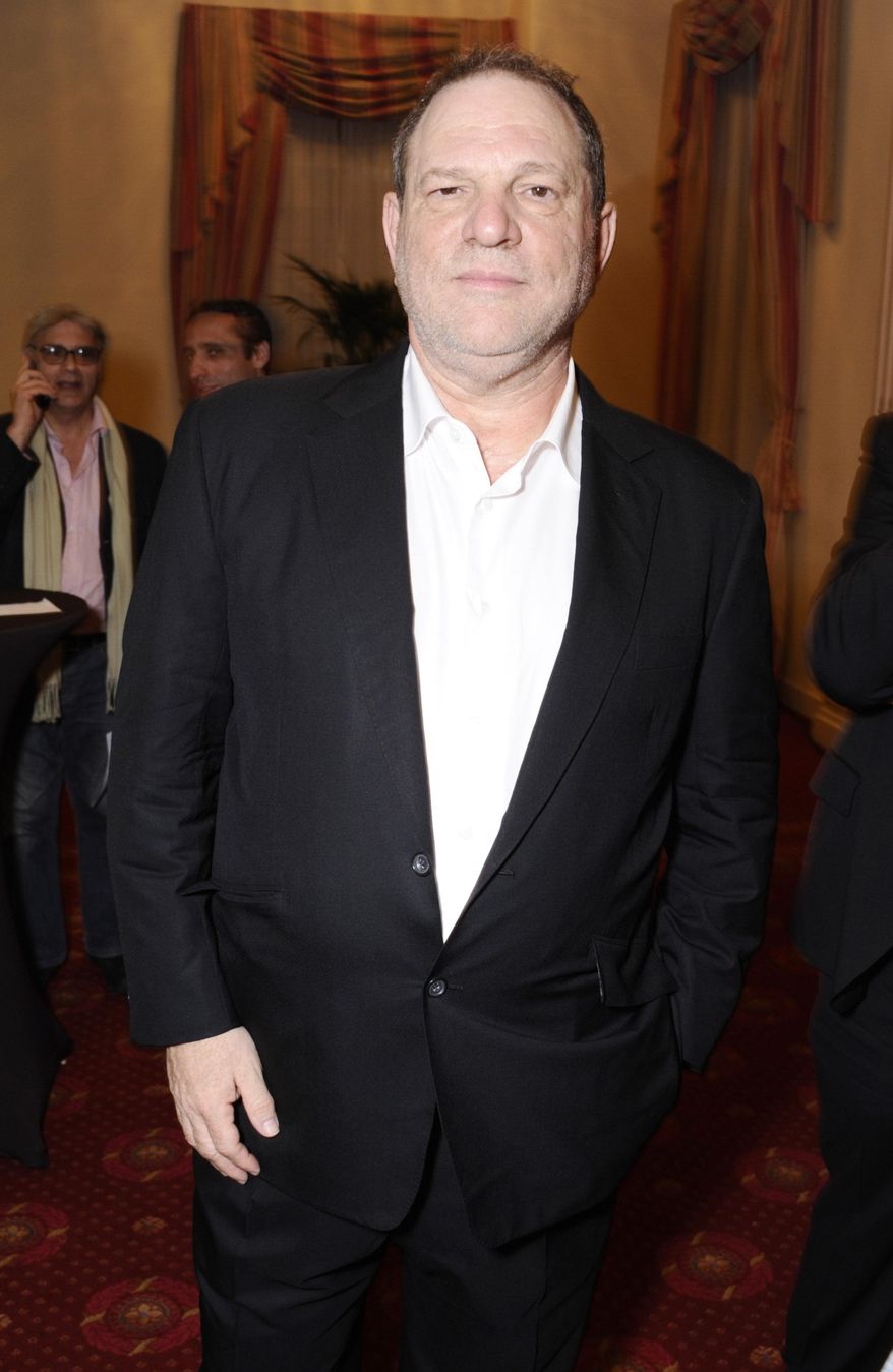 Producer Harvey Weinstein at the Weinstein Company and World View Entertainment press conference at the 67th international film festival, Cannes, southern France, Friday, May 16, 2014. (Photo by Arthur Mola/Invision/AP)