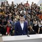 Actor Jay Baruchel poses for photographers during a photo call for How to Train Your Dragon 2 at the 67th international film festival, Cannes, southern France, Friday, May 16, 2014. (AP Photo/Thibault Camus)