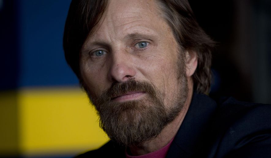 Actor Viggo Mortensen of the film Juaja poses for a portrait  for the 67th international film festival, Cannes, southern France, Monday, May 19, 2014. (AP Photo/Alastair Grant)