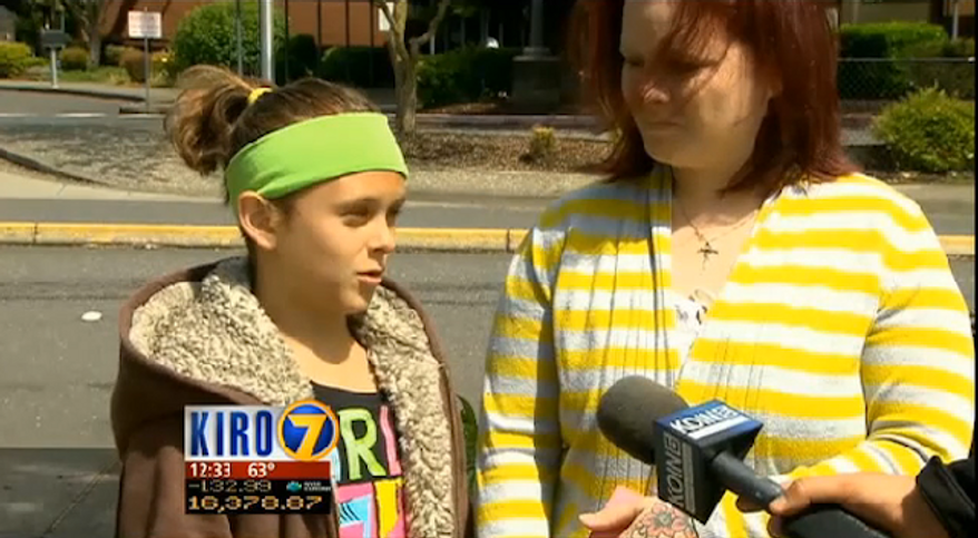 Merchon Ortega says her daughter didn't have enough play money to afford a trip to the bathroom, causing her to have an accident in class. (KIRO 7)