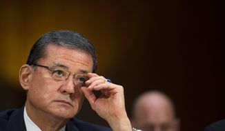 Veterans Affairs Secretary Eric K. Shinseki continues to face questions about patient wait lists and calls for his resignation. The Obama administration was warned about &quot;systemic&quot; VA problems in 2008. (associated press)