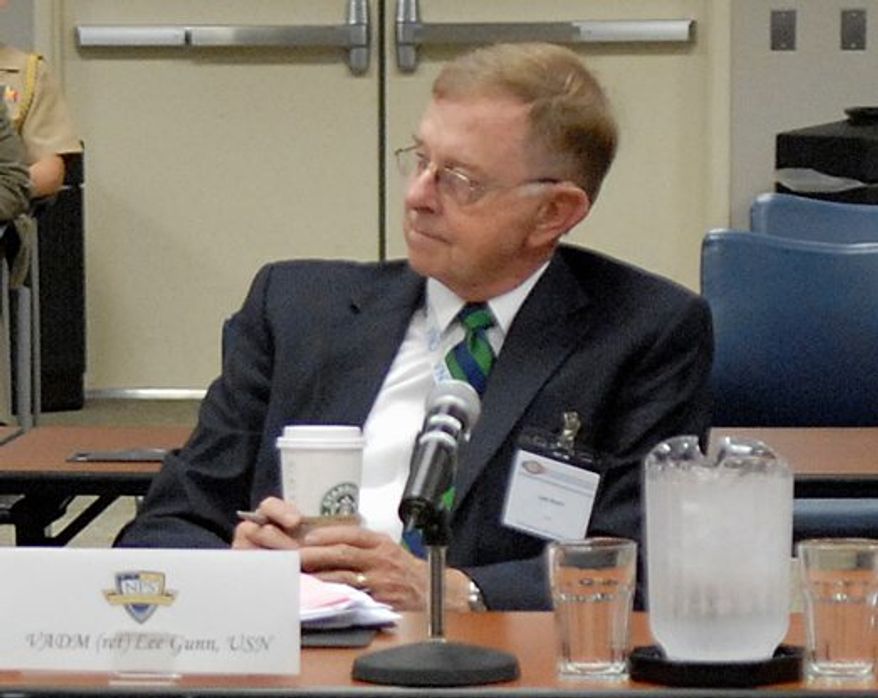 CNA Vice Chairman and retired Navy Vice Adm. Lee Gunn is president of the American Security Project, a private think tank whose primary issue is warnings about climate change. (U.S. Navy)