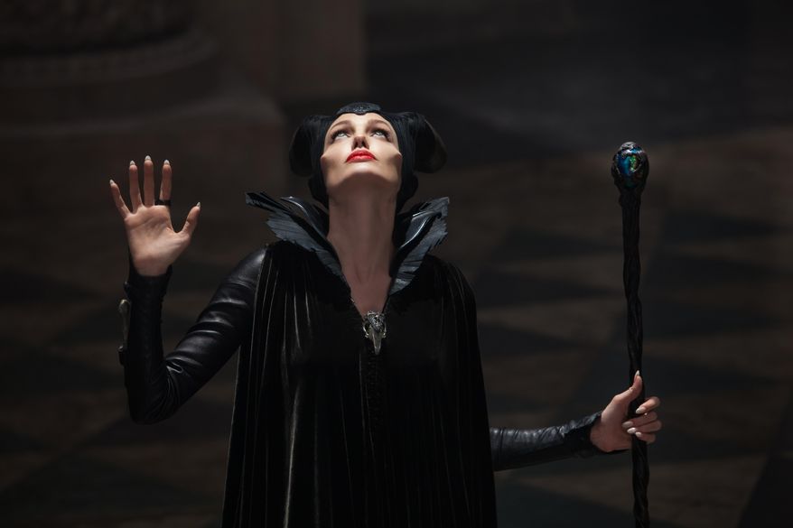 This photo released by Disney shows Angelina Jolie in a scene from "Maleficent." (AP Photo/Disney, Frank Connor)