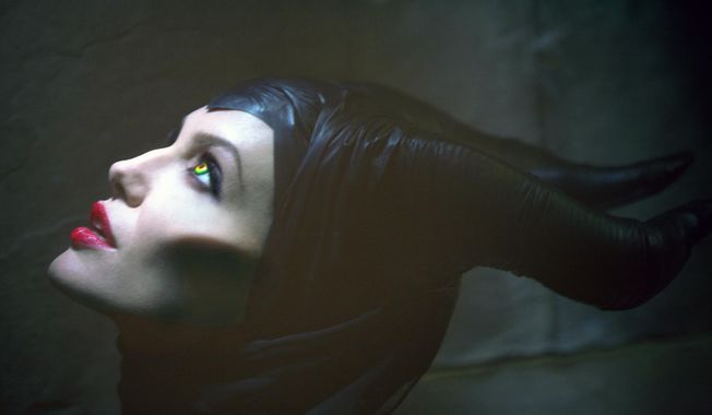 This image released by Disney Enterprises Inc., shows actress Angelina Jolie in the title role of &quot;Maleficent,&quot; the villain from the 1959 classic &quot;Sleeping Beauty.&quot;  (AP Photo/Disney Enterprises, Inc., Greg Williams)