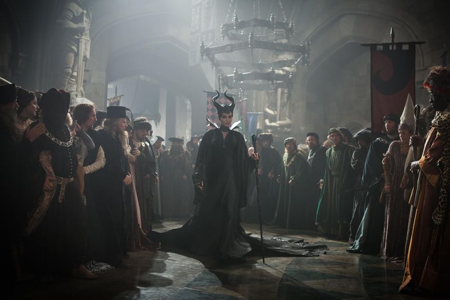 This photo released by Disney shows Angelina Jolie in a scene from "Maleficent." (AP Photo/Disney, Frank Connor)