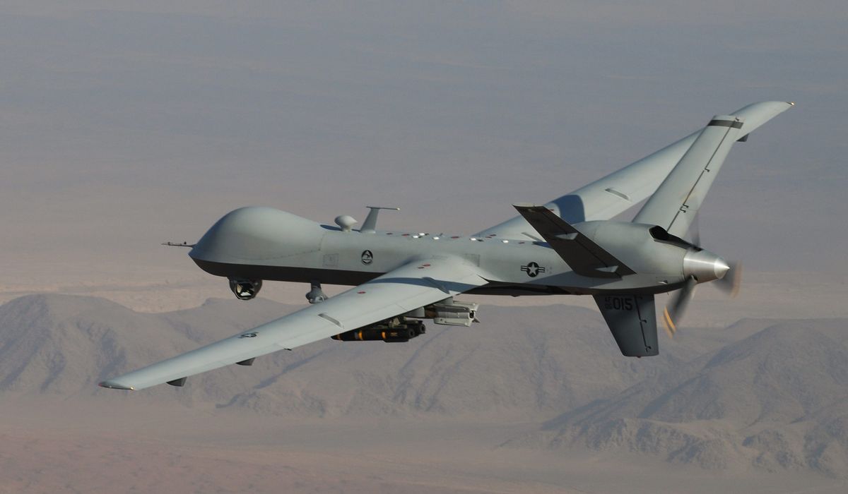 NextImg:U.S. drone shot down by Houthi rebel forces in Yemen