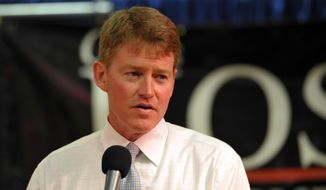 Chris Koster speaks in Kansas City, Mo., in this Aug. 5, 2008, file photo. (AP Photo/Denny Medley, File)