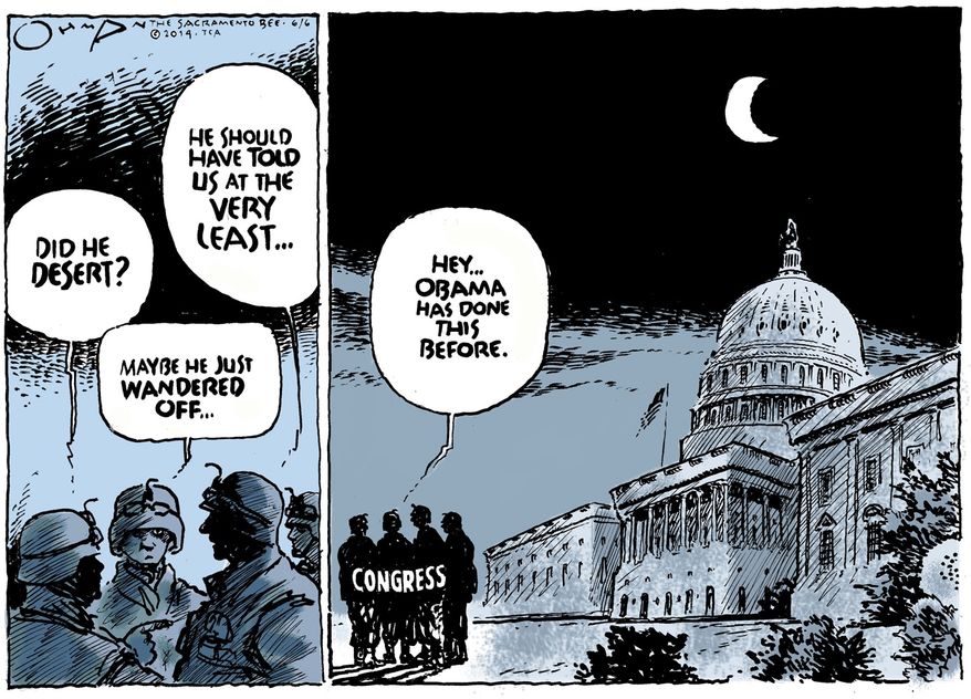 Illustration by Jack Ohman of the Tribune Media Services
