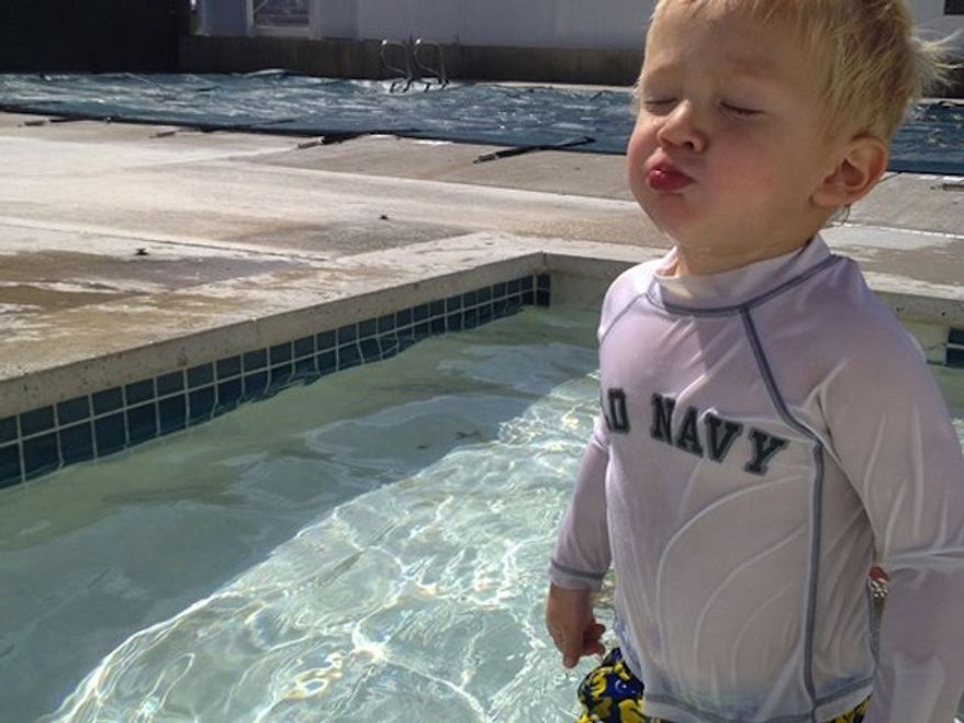 Kayson Shelton, 2, of Draper, died Friday after a dolphin statue outside a museum in San Francisco's Fisherman's Wharf fell on him. (YouCaring.com)