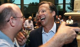 In toppling House Majority Leader Eric Cantor, Dave Brat, above, showed Virginia GOP primary voters &quot;his candidacy was relevant to their lives,&quot; says Raynard Jackson. (AP Photo/Richmond Times-Dispatch, P. Kevin Morley)