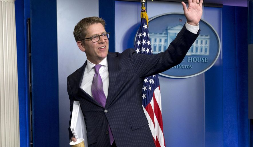 Former White House press secretary Jay Carney has predicted the 2014 midterm elections will be unpleasant for Democrats. (AP Photo/Jacquelyn Martin) ** FILE **