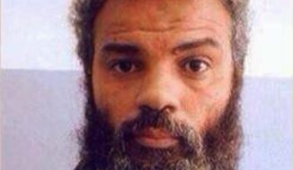 Federal prosecutors won a new 18-count indictment against accused Benghazi attacker Ahmed Abu Khatallah on Tuesday, Oct. 15, 2014. (Associated Press)