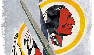Redskins Clipped Illustration by Greg Groesch/The Washington Times