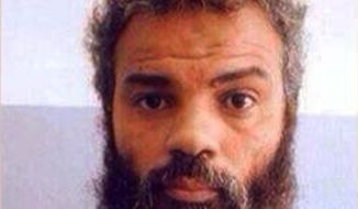 FILE - This undated file image obtained from Facebook shows Ahmed Abu Khattala, an alleged leader of the deadly 2012 attacks on Americans in Benghazi, Libya, who was captured by U.S. special forces on Sunday, June 15, 2014, on the outskirts of Benghazi. Khattala, charged in the 2012 Benghazi attacks, is in U.S. custody amid tight security at the U.S. Federal Courthouse in Washington, Saturday, June 28, 2014. Khattala faces criminal charges in the deaths of the U.S. ambassador to Libya and three other Americans. (AP Photo, File)