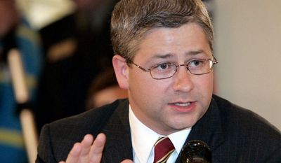 **ADVANCE FOR DEC. 9-10 ** FILE**Rep. Patrick McHenry, R-NC, speaks during an immigration hearing in Gastonia, N.C., Aug. 25, 2006. The 31-year-old McHenry represents a safe GOP district and is ready to become a leading voice of attack against the new Democratic leadership. (AP Photo/Chuck Burton)